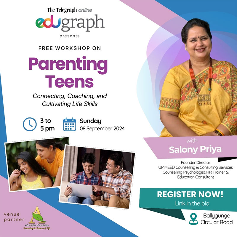 Free Workshop on Parenting TEENS - by SALONY PRIYA